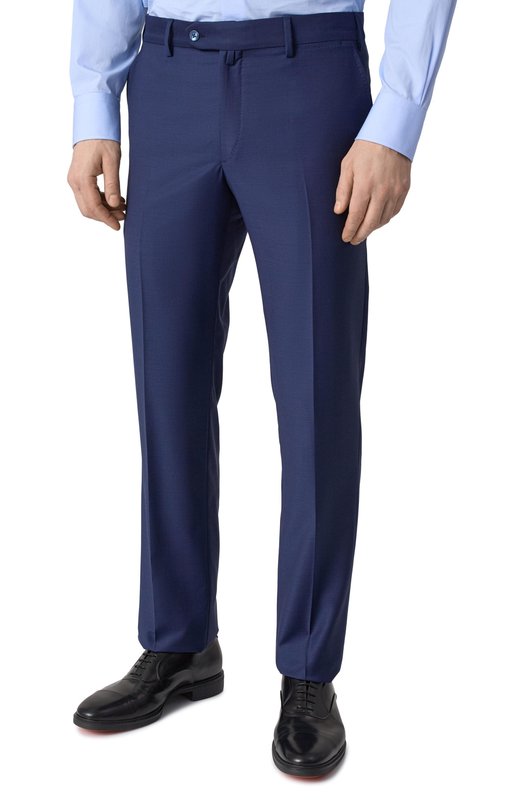 Шерстяной костюм Stefano Ricci M1SF432220/W0032S/64 Синий  M1SF432220/W0032S/64 Фото 6