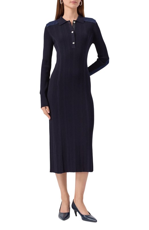 Платье из вискозы M05CH1NO Jeans V0486/8201 Синий  V0486/8201 Фото 2