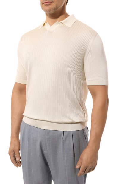 Шелковое поло ZILLI, арт. KVNSP2M0640VST000, фото 3