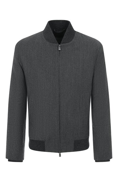Мужской бомбер из шерсти и хлопка CORNELIANI, арт. 26L512-2618331