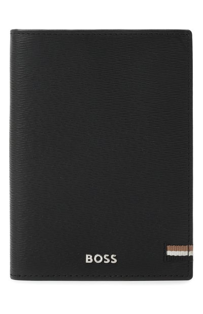 Мужской кожаная обложка для паспорта BOSS, арт. HBPU00013M