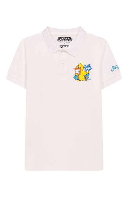 Хлопковое поло MC2 SAINT BARTH, арт. BEVERLY HILLS JR/00996F