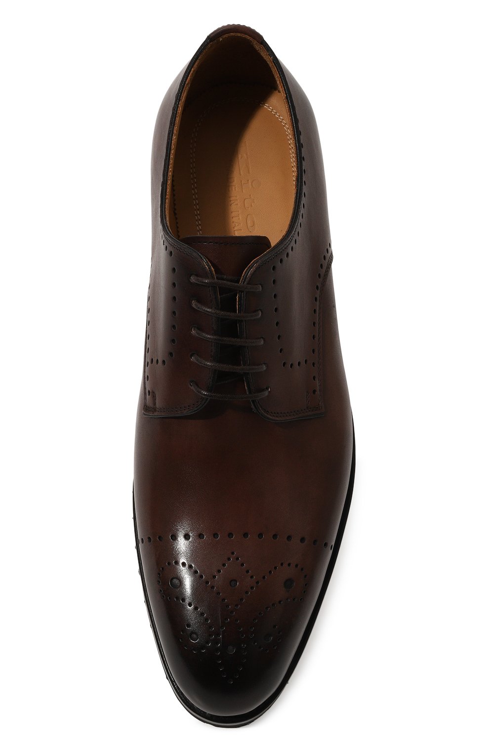 Кожаные дерби KITON, арт. USSA092N0010004, фото 6