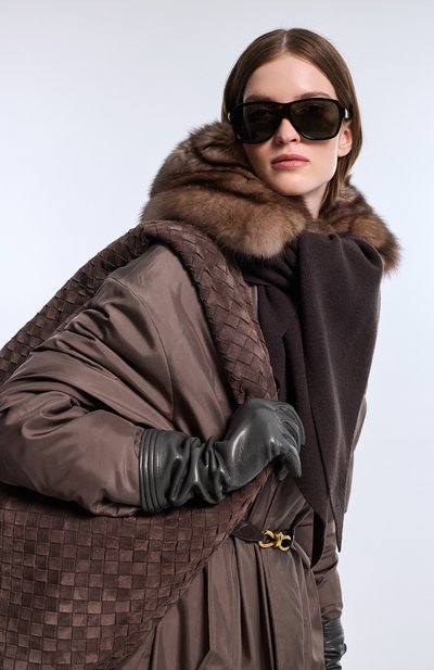 Кожаные перчатки KITON, арт. D58906K0533F01, фото 3