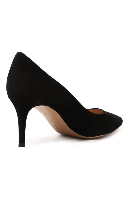 Замшевые туфли Gianvito 70 Gianvito Rossi G26770.70RIC.CAMNER0 Чёрный  G26770.70RIC.CAMNER0 Фото 5