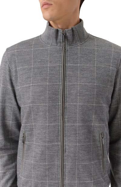 Кардиган из шерсти и хлопка CAPOBIANCO, арт. 19M464.QF00., фото 5