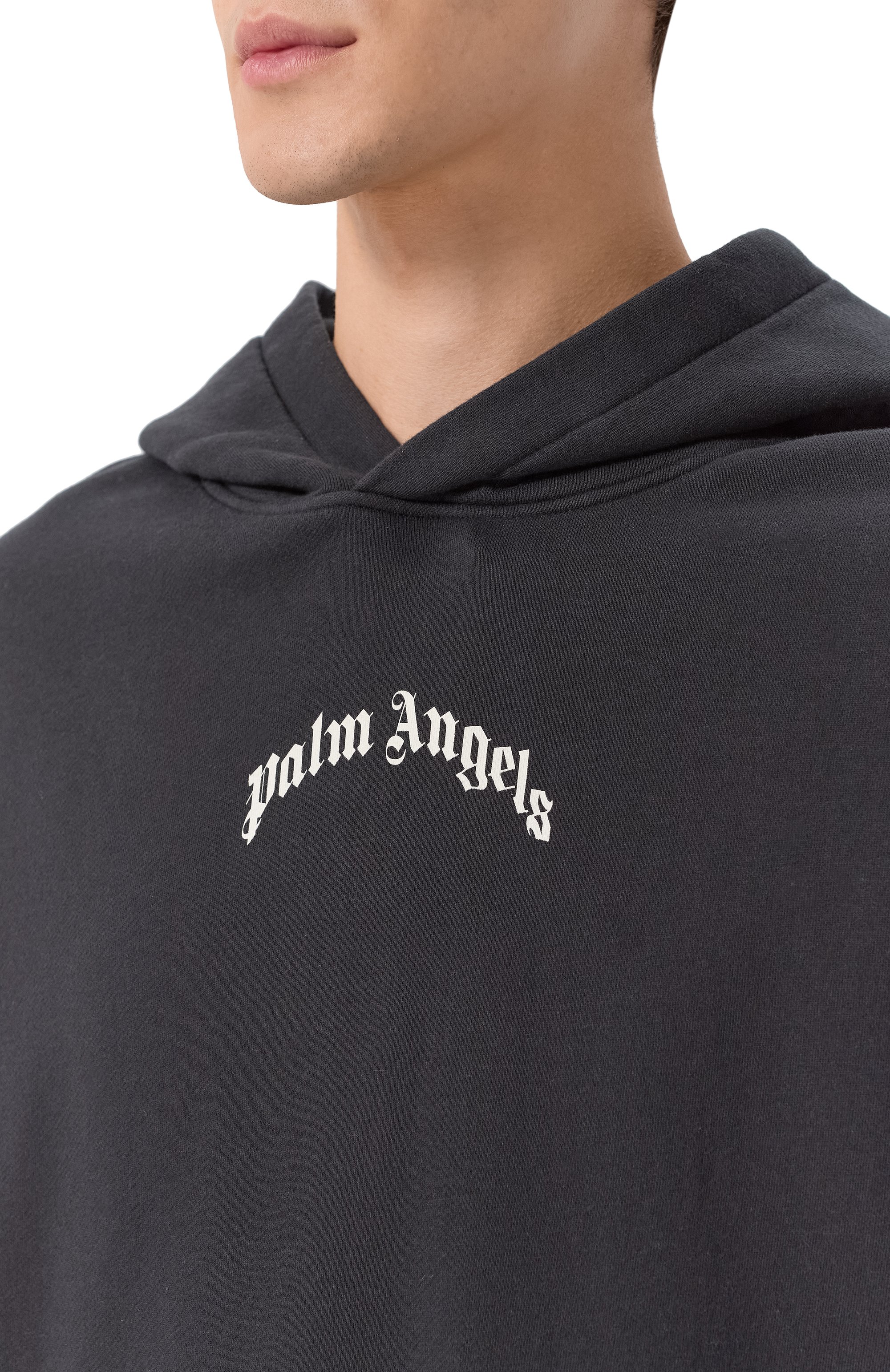 Хлопковое худи PALM ANGELS, арт. PMBB17EF25FLE004, фото 5