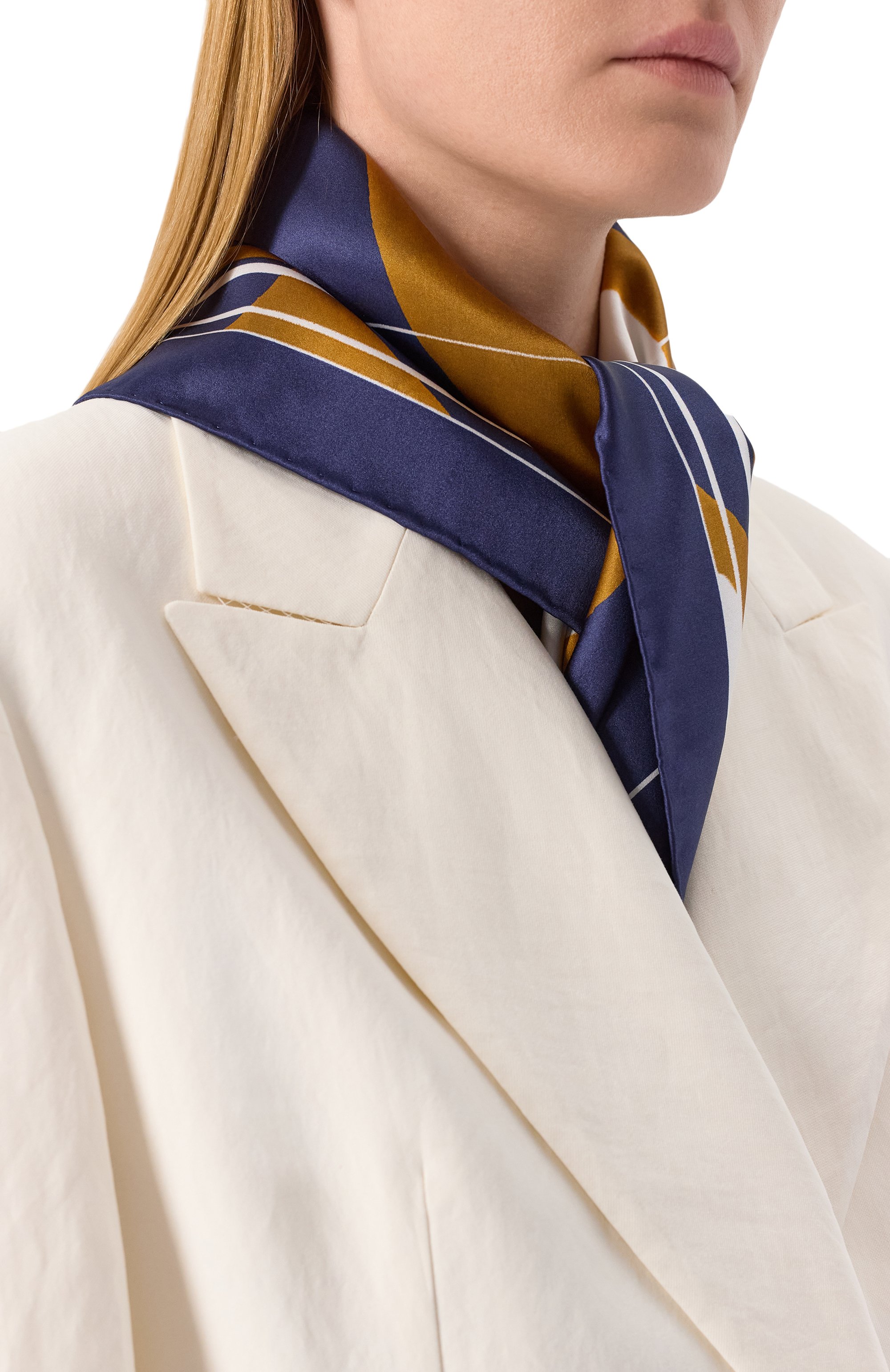 Шелковый платок KITON, арт. D53754K0942F08, фото 2