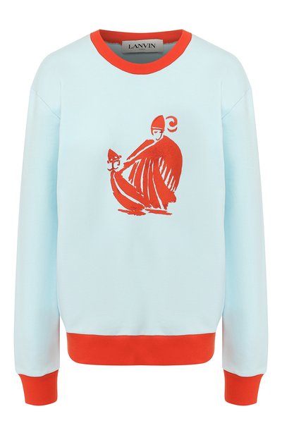 Женский хлопковый свитшот LANVIN, арт. RW-T0666J-JR02-P20