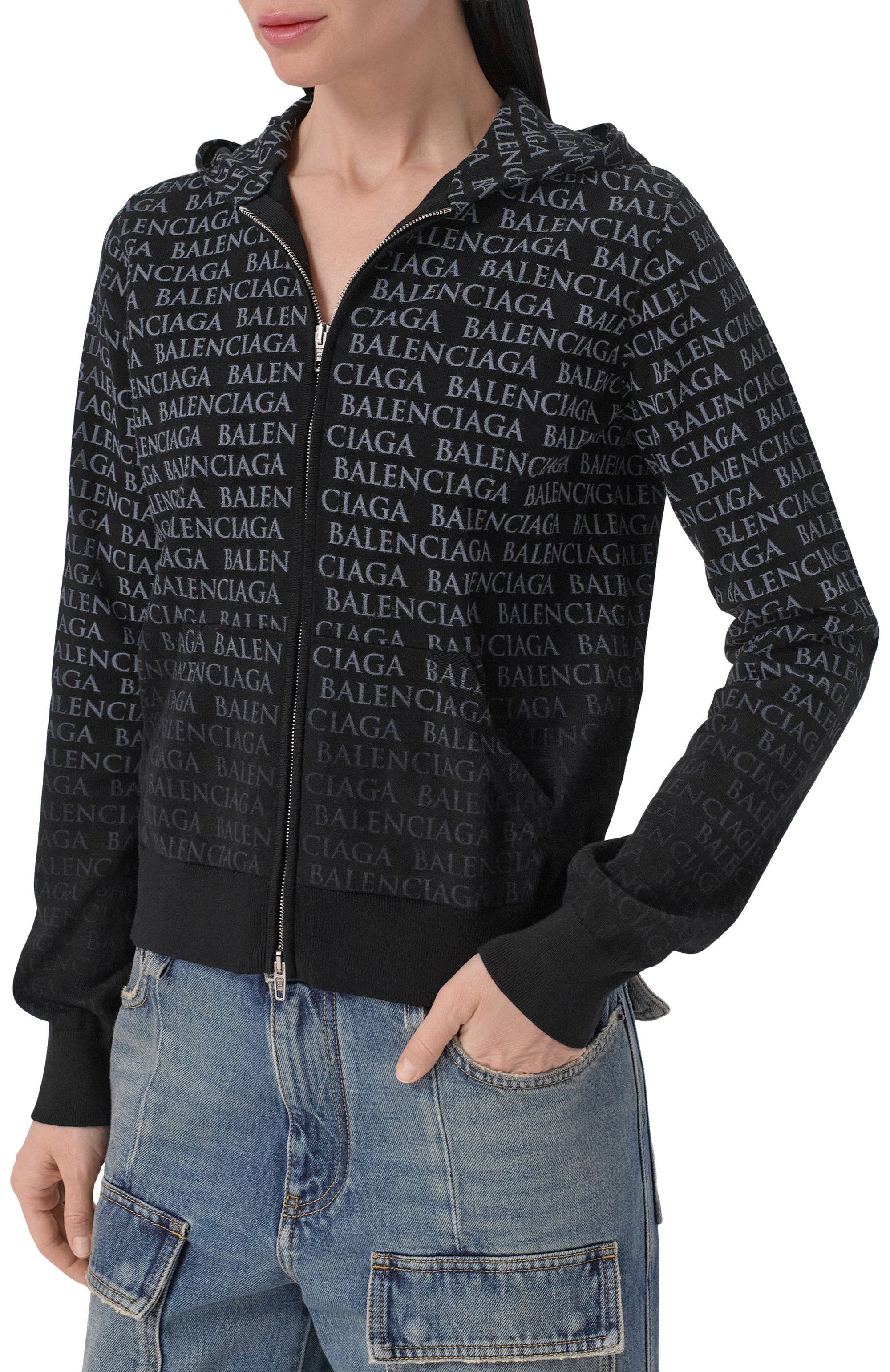 Хлопковая толстовка BALENCIAGA, арт. 857111/T3427, фото 3