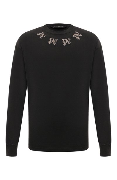 Мужская хлопковый лонгслив PALM ANGELS, арт. PMAB002F24JER001