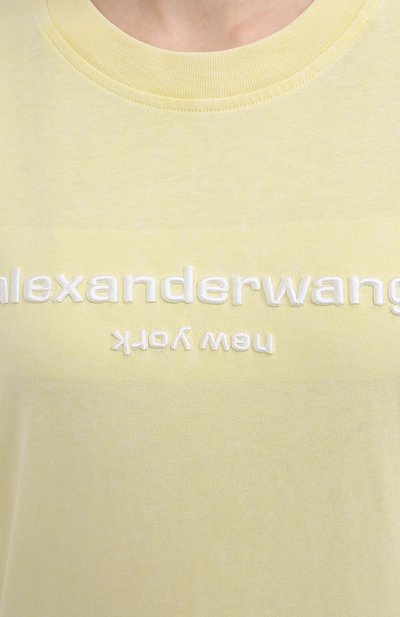 Хлопковый лонгслив ALEXANDER WANG, арт. UCC1211031, фото 5