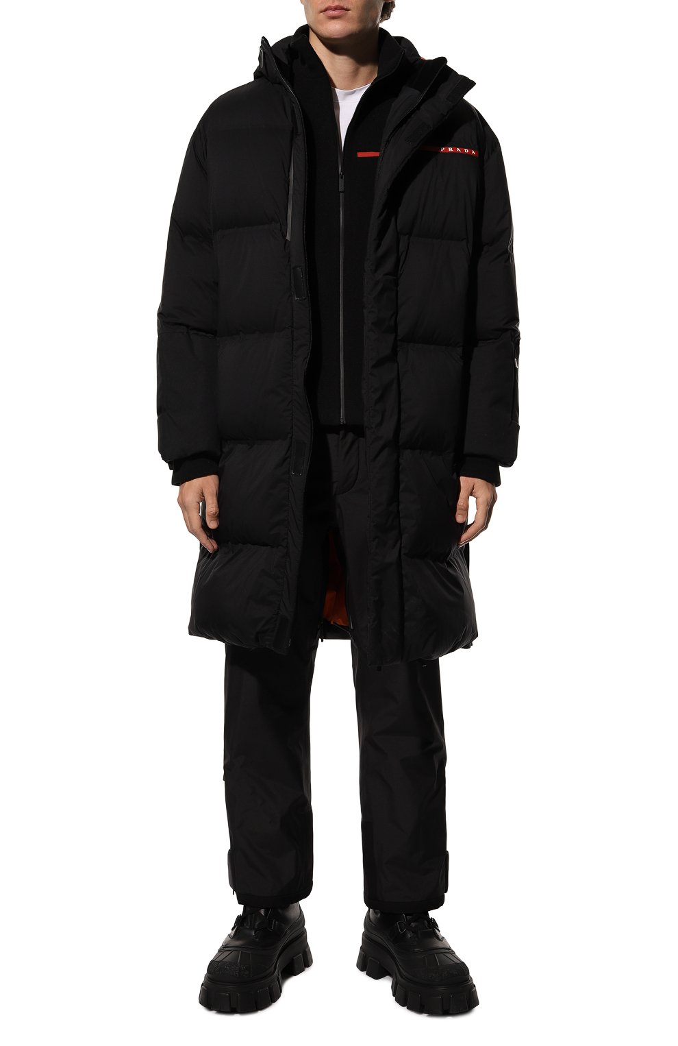 Кожаные сапоги PRADA, арт. 2UE014-3A6N-F0002-A000, фото 2