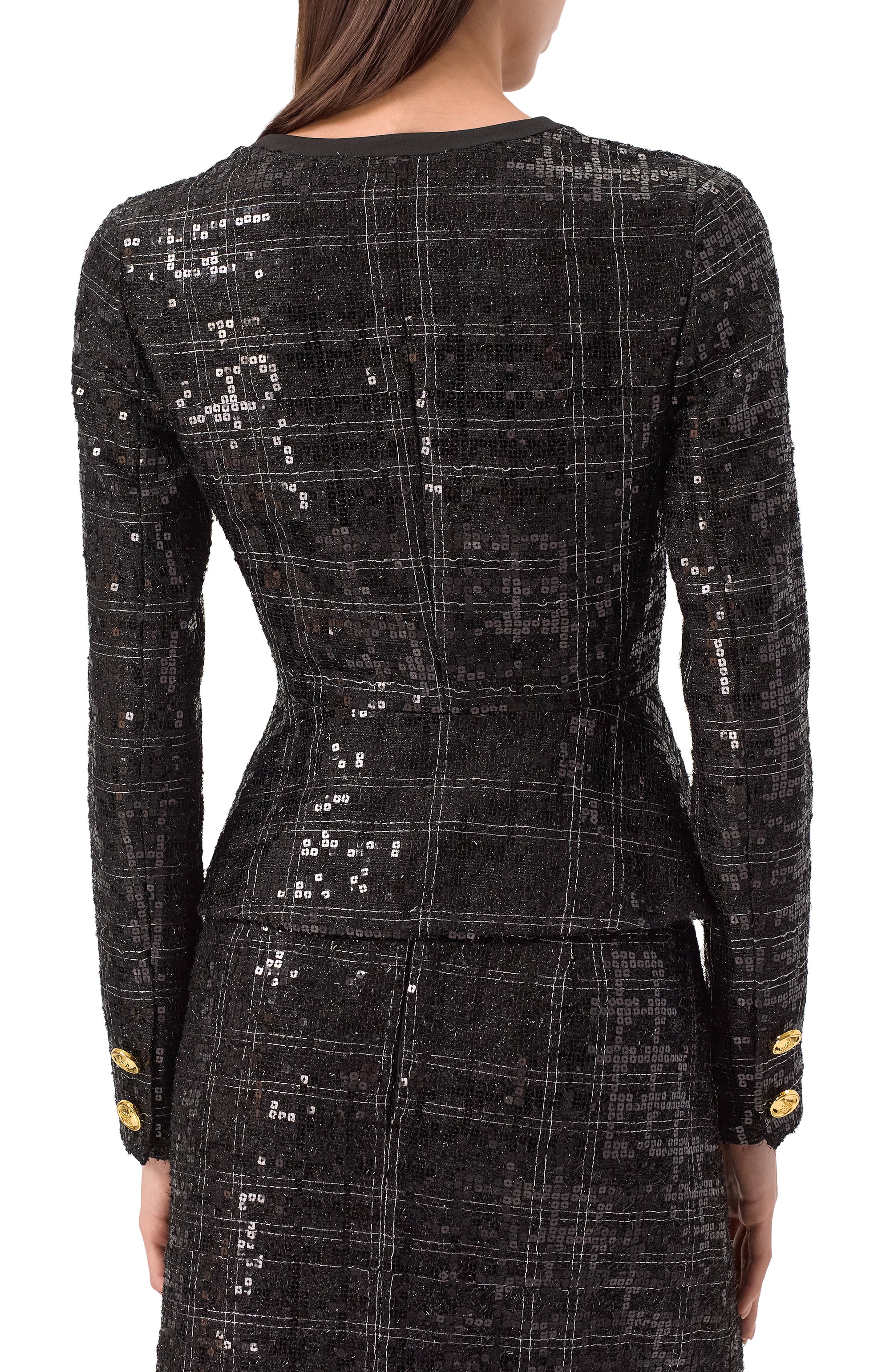 Жакет с отделкой пайетками GIAMBATTISTA VALLI, арт. 25SSPVCA6106-23LAB, фото 4