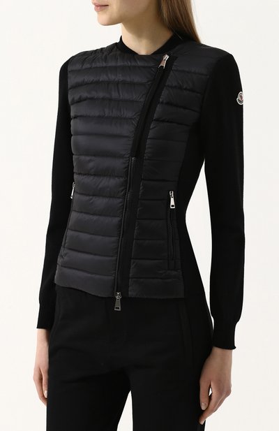 Шерстяной жакет со стеганой пуховой вставкой MONCLER, арт. D1-093-94832-00-979B5, фото 3