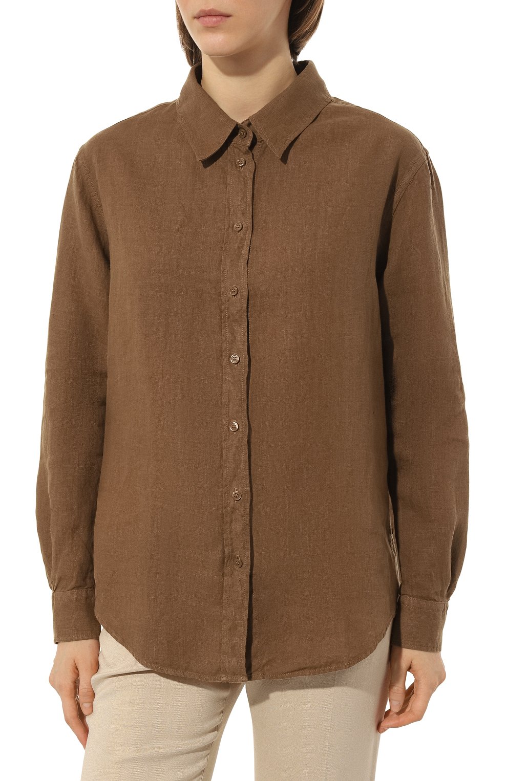 Льняная рубашка BOSS ORANGE, арт. 50489715, фото 3