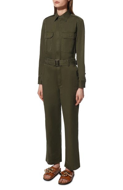 Комбинезон POLO RALPH LAUREN хаки цвета по цене 65850 руб., арт. 211839157, фото 3 Комбинезон POLO RALPH LAUREN, арт. 211839157, фото 3