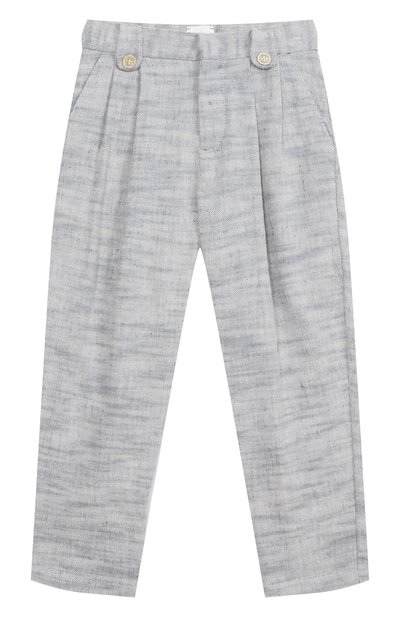 Брюки из хлопка и льна ELEVENTY, арт. EW6P00/I0266/4-8