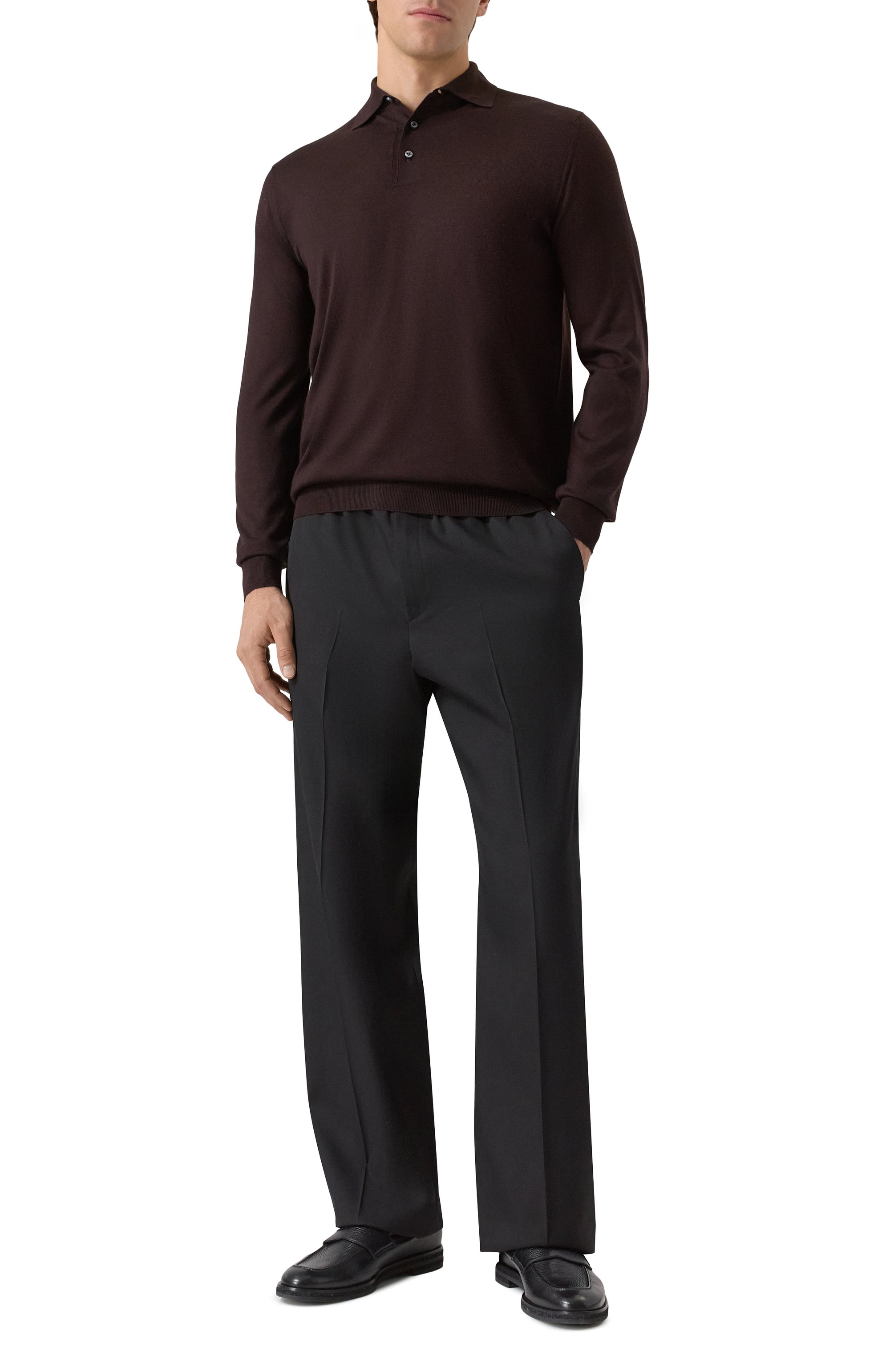 Поло из кашемира и шелка FEDELI, арт. MU007091, фото 2