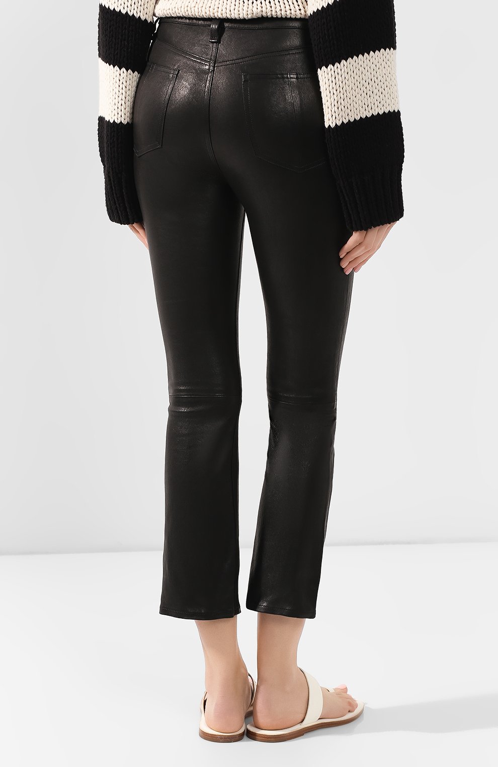 Кожаные брюки RAG AND BONE, арт. W1615L059BLK, фото 4