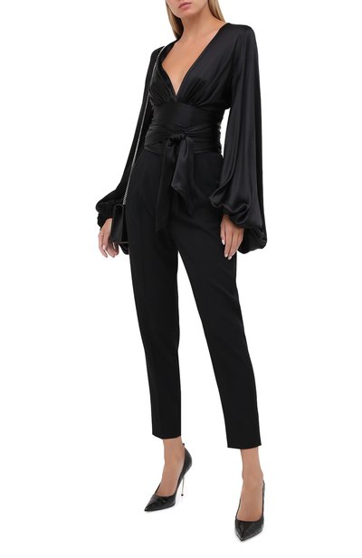 Шерстяные брюки SAINT LAURENT, арт. 631970/Y512W, фото 2
