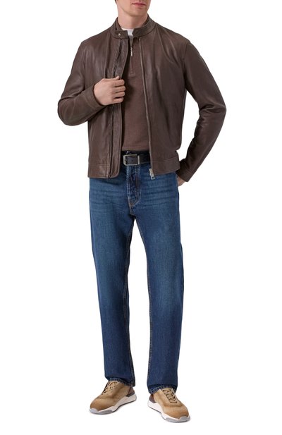 Кожаная куртка JACOB COHEN, арт. 25E P/JUM_H0072 00G D1357 RW, фото 2