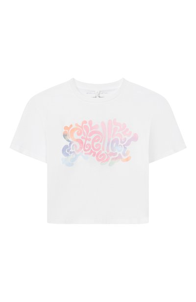 Хлопковая футболка STELLA MCCARTNEY, арт. TY8A91