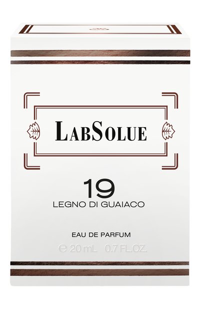 Парфюмерная вода 19 legno di guaiaco (20ml) LABSOLUE, арт. 8011530970321, фото 2