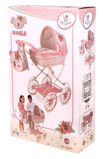 Коляска-люлька для кукол коала DECUEVAS, арт. 80079, фото 5
