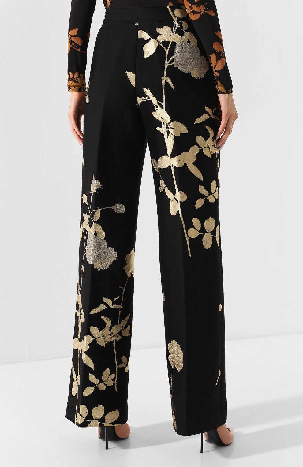 Брюки из смеси шерсти и вискозы DRIES VAN NOTEN, арт. 192-10907-8361, фото 4