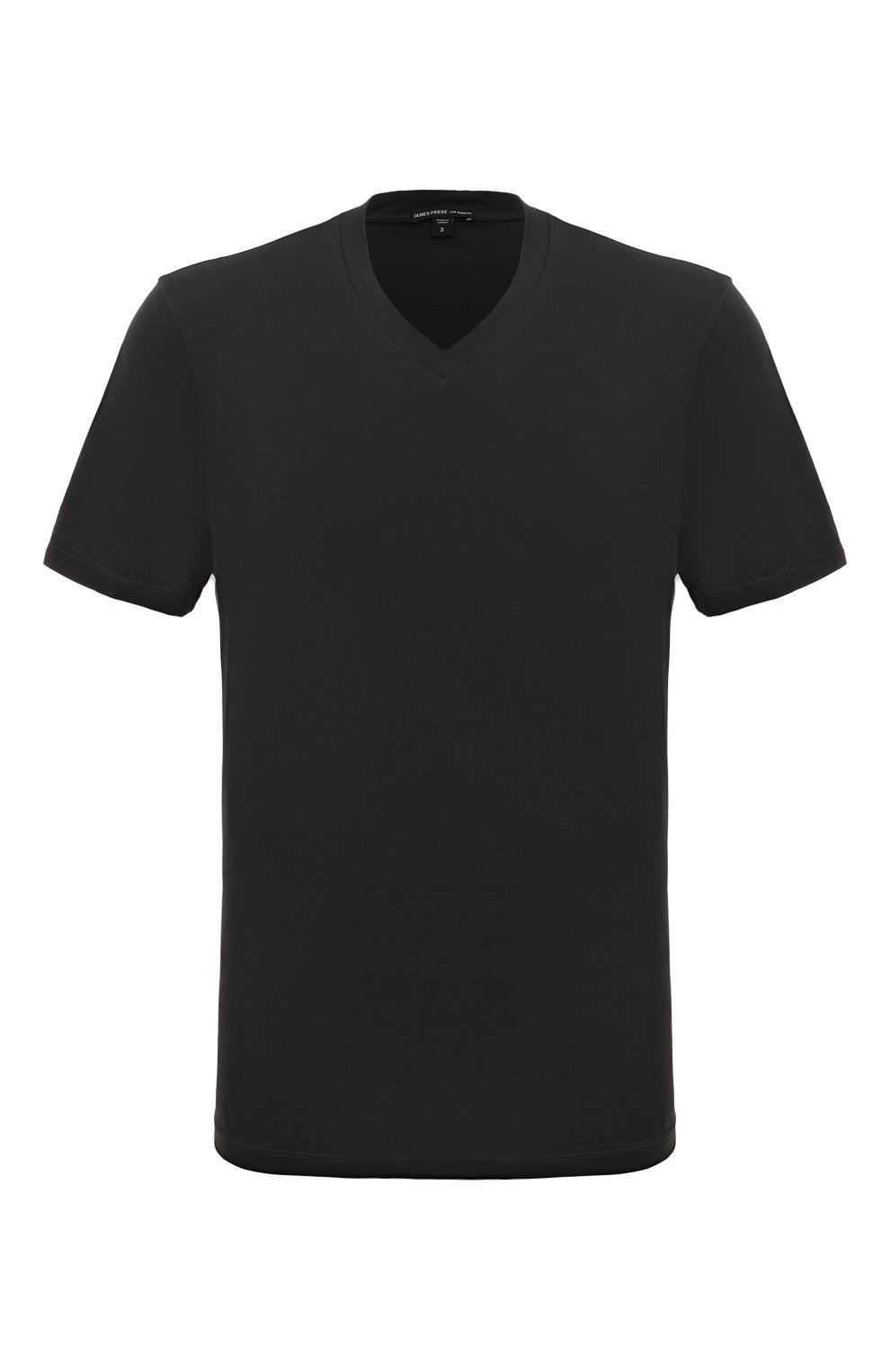 Хлопковая футболка JAMES PERSE темно-серого цвета по цене 41650 руб., арт. MELJ3248/CRN, фото 1 Хлопковая футболка JAMES PERSE, арт. MELJ3248/CRN, фото 1