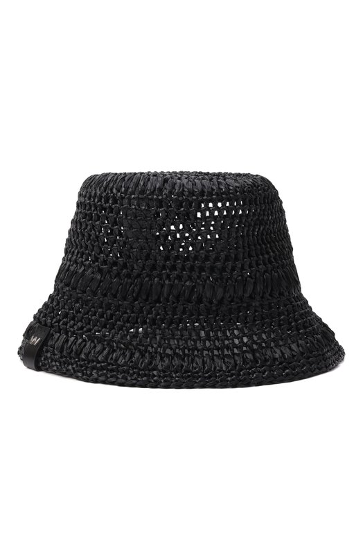 Панама из вискозы Weekend Max Mara WKAFRAG0RE Чёрный WKAFRAG0RE