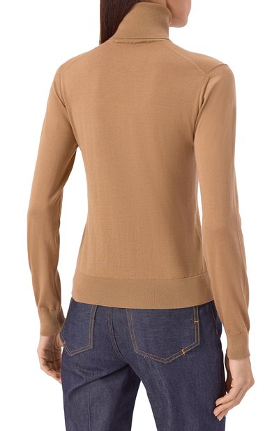 Кашемировая водолазка DOLCE & GABBANA бежевого цвета по цене 178000 руб., арт. FXW42Z/JBW0P, фото 4 Кашемировая водолазка DOLCE & GABBANA, арт. FXW42Z/JBW0P, фото 4