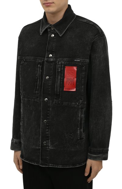 Джинсовая куртка-рубашка DOLCE & GABBANA, арт. G9W01D/G8ER0, фото 3