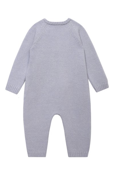 Шерстяной комбинезон BABY T голубого цвета по цене 11900 руб., арт. 21AI051T/1M-12M, фото 2 Шерстяной комбинезон BABY T, арт. 21AI051T/1M-12M, фото 2