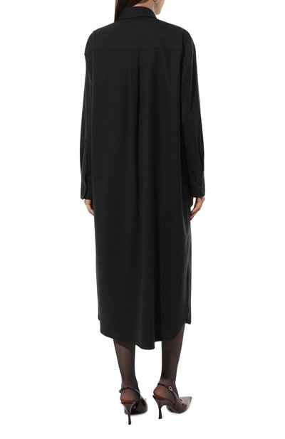 Платье из шерсти и вискозы THEORY, арт. 00801609, фото 4