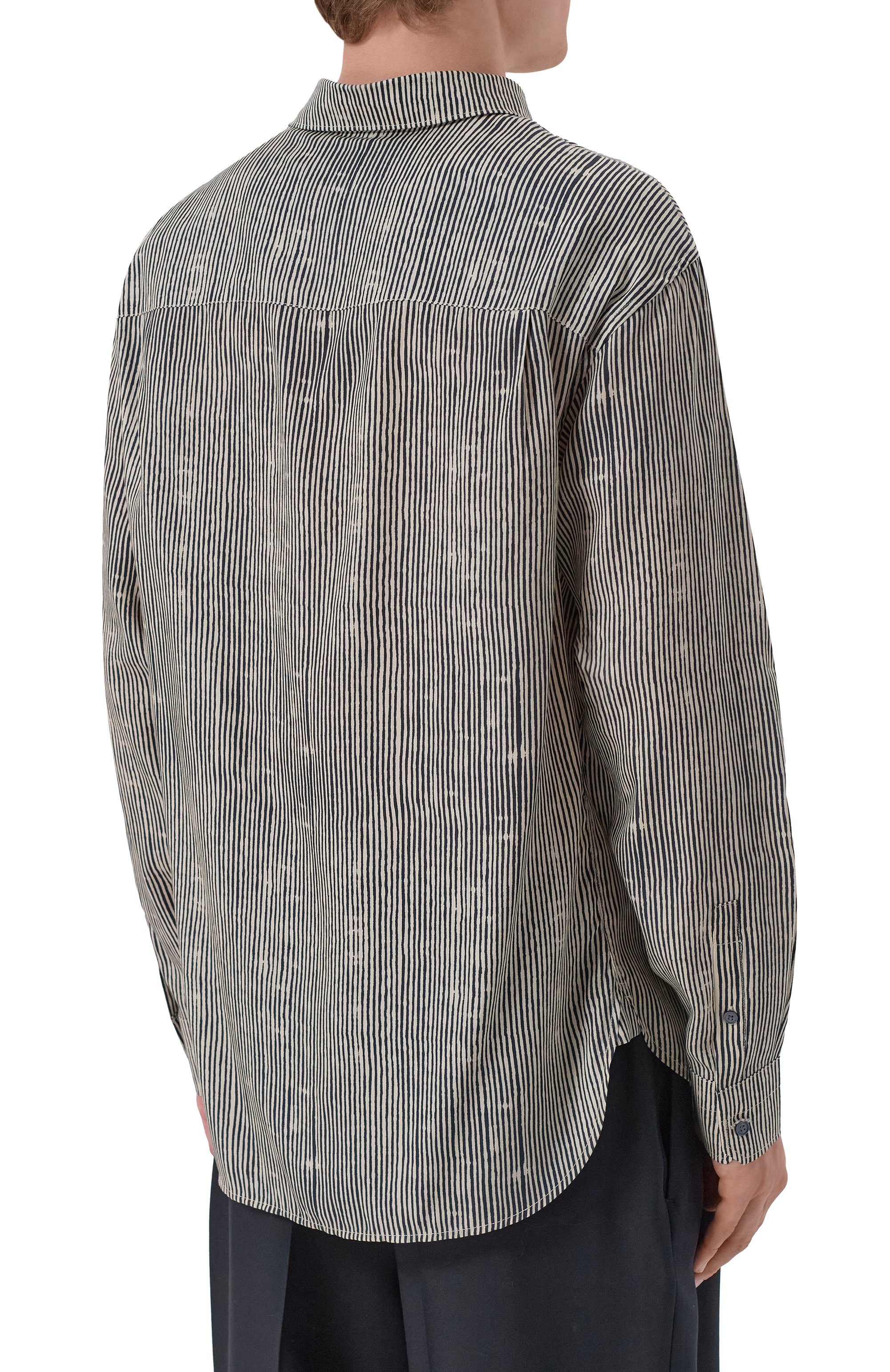 Рубашка из лиоцелла и вискозы EMPORIO ARMANI, арт. EM004178/AF14214, фото 4