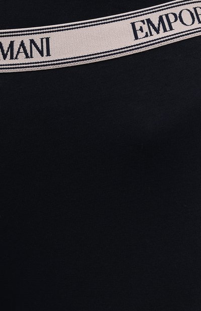Хлопковые легинсы EMPORIO ARMANI темно-синего цвета по цене 7270 руб., арт. 164162/1A227, фото 5 Хлопковые легинсы EMPORIO ARMANI, арт. 164162/1A227, фото 5