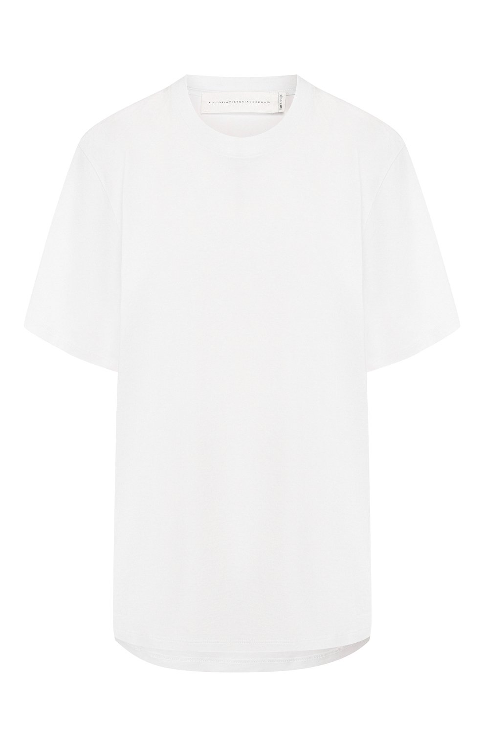 Хлопковая футболка VICTORIA, VICTORIA BECKHAM, арт. JYVV 072C PAW19 C0TT0N JERSEY, фото 1
