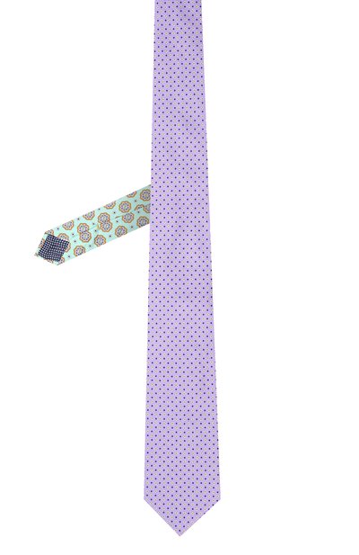 Хлопковый галстук ETON сиреневого цвета по цене 14150 руб., арт. A000 33291, фото 3 Хлопковый галстук ETON, арт. A000 33291, фото 3