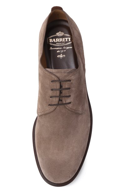 Замшевые дерби BARRETT бежевого цвета по цене 63450 руб., арт. 241U046.9/LIGHT CASHEMERE, фото 5 Замшевые дерби BARRETT, арт. 241U046.9/LIGHT CASHEMERE, фото 5