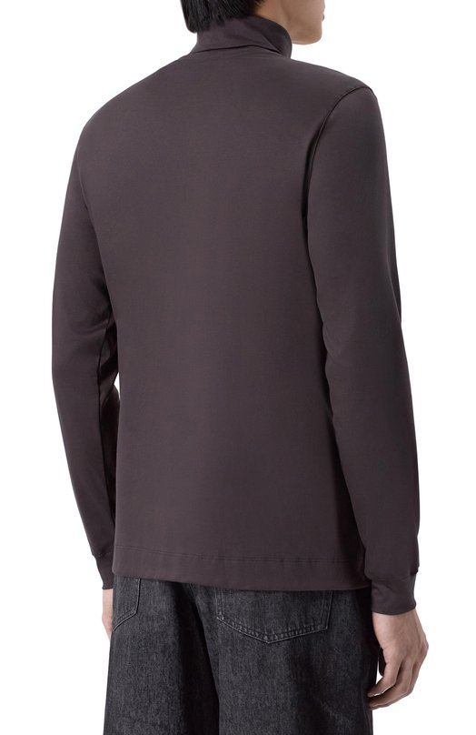 Хлопковая водолазка Van Laack VL-PELIN01-XX/180031/3XL-6XL Коричневый  VL-PELIN01-XX/180031/3XL-6XL Фото 4