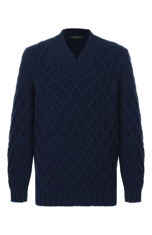 Шерстяной свитер Kiton UMM0706 Синий UMM0706