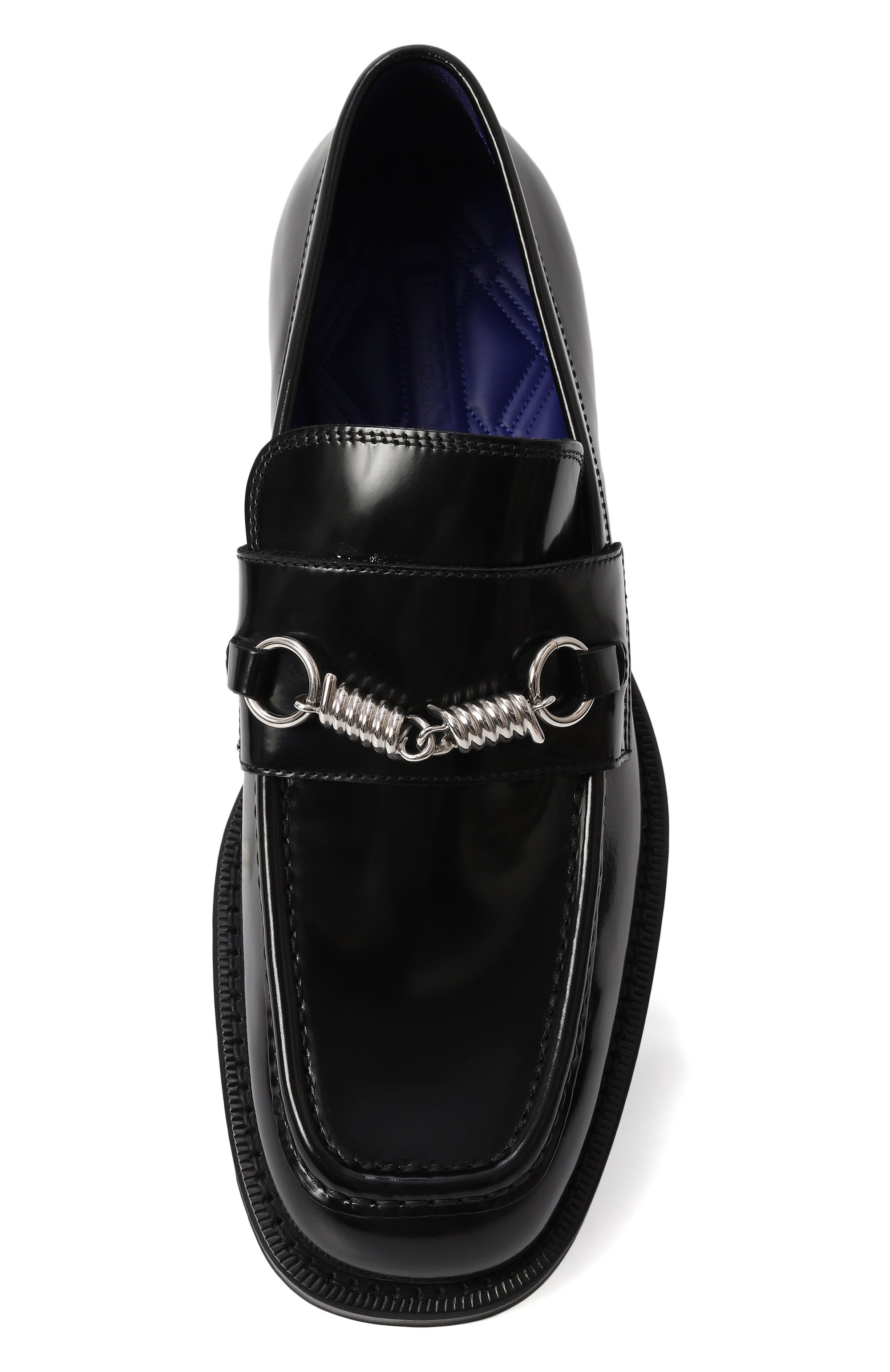 Кожаные лоферы BURBERRY, арт. 8080103, фото 6