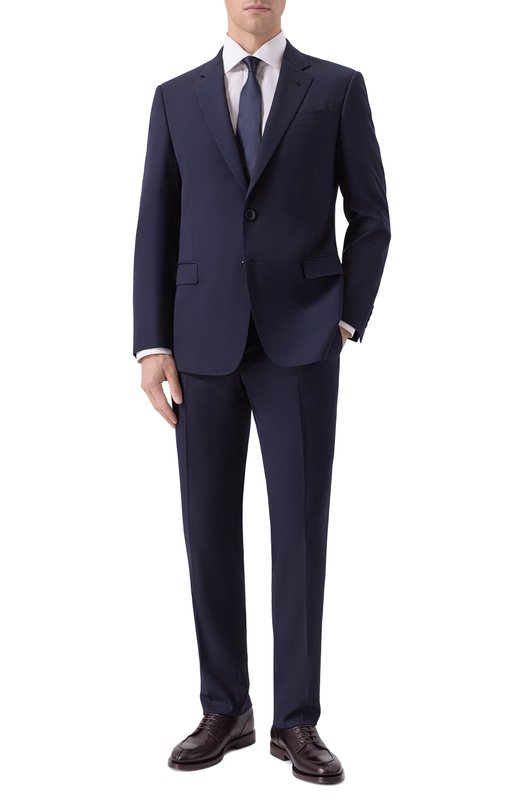 Шерстяной костюм Giorgio Armani GM000007/TE10047 Синий GM000007/TE10047