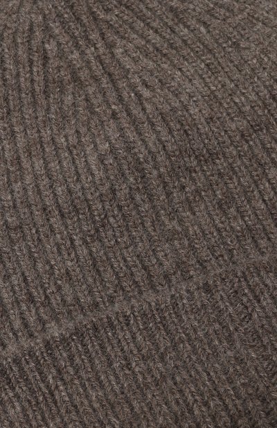 Кашемировая шапка TEGIN коричневого цвета по цене 16300 руб., арт. 5558-3098, фото 3 Кашемировая шапка TEGIN, арт. 5558-3098, фото 3