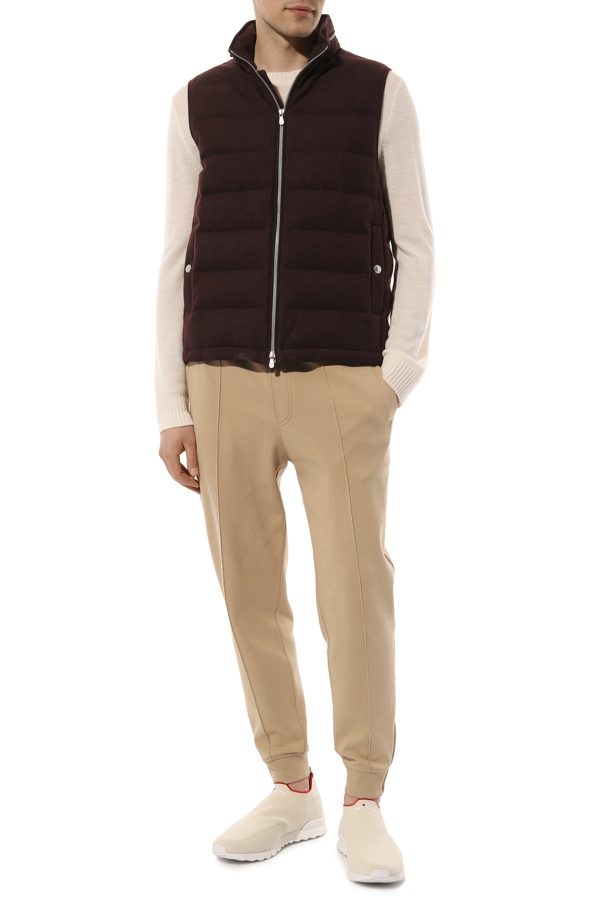 Текстильные кроссовки KITON, арт. USSA089N001046, фото 2