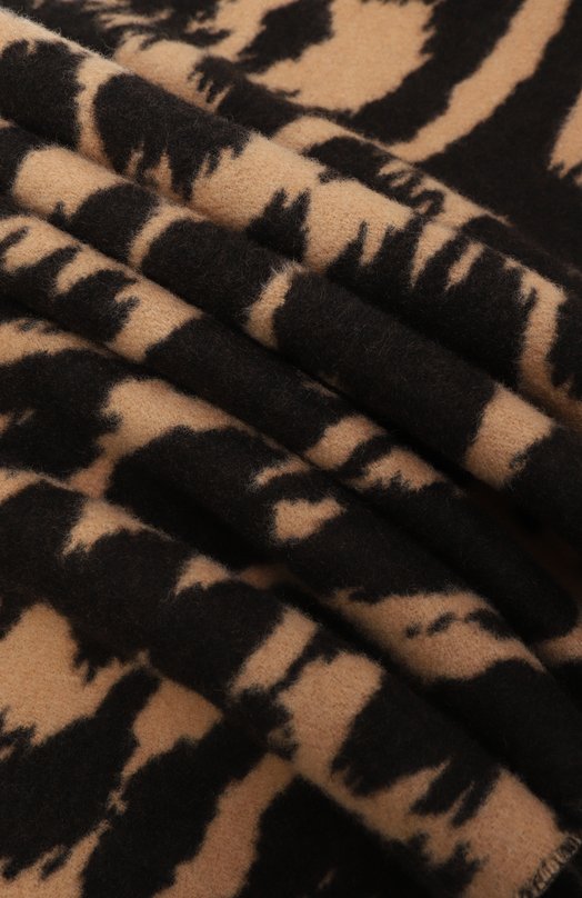 Шарф из шерсти и кашемира Lanvin 710009488 Леопардовый  710009488 Фото 3