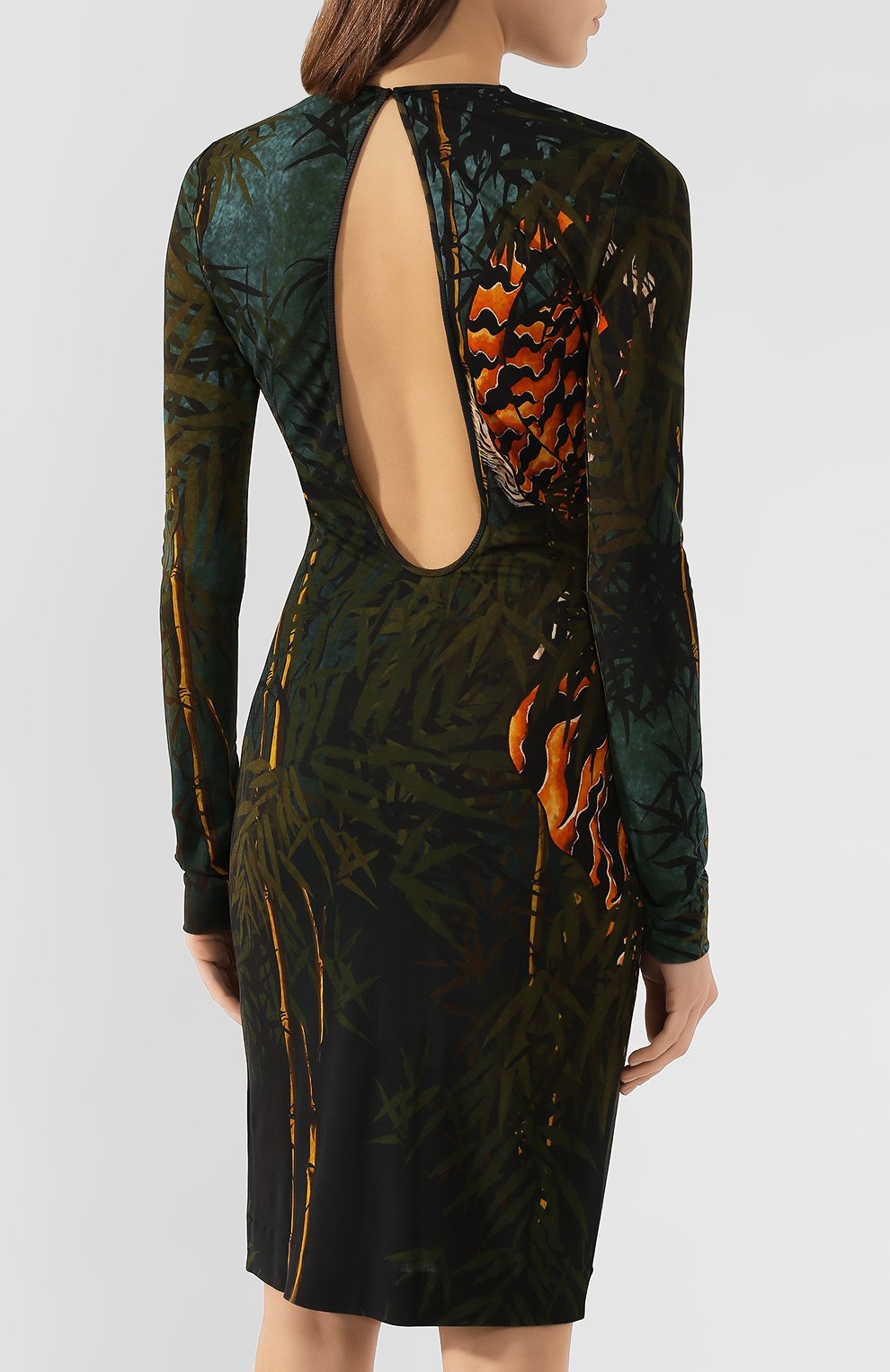Платье из вискозы DSQUARED2 разноцветного цвета по цене 78650 руб., арт. S72CV0103/S23666, фото 4 Платье из вискозы DSQUARED2, арт. S72CV0103/S23666, фото 4