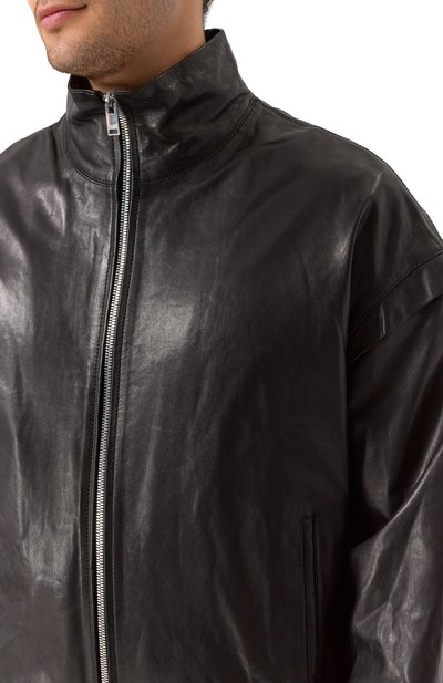 Кожаный бомбер JACOB LEE, арт. MLJ009SS25B, фото 5